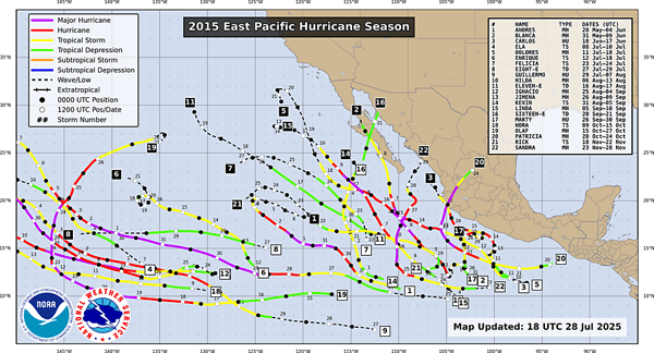 2015 Eastern Pacific Hurricane Season
