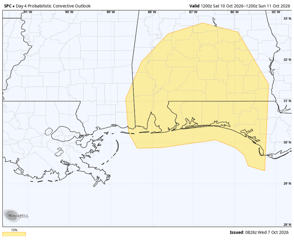 Saturday Oct 10 Severe Threat