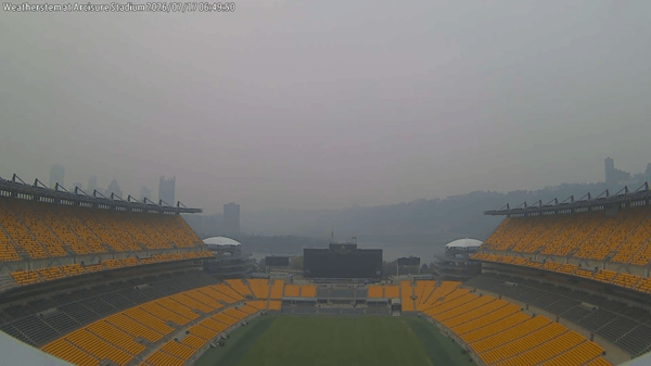 Poor air quality at Acrisure Field