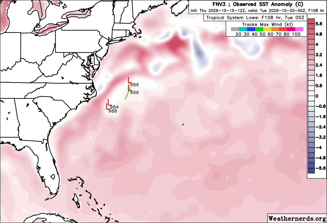 Google AI Model Forecast Valid Monday Night