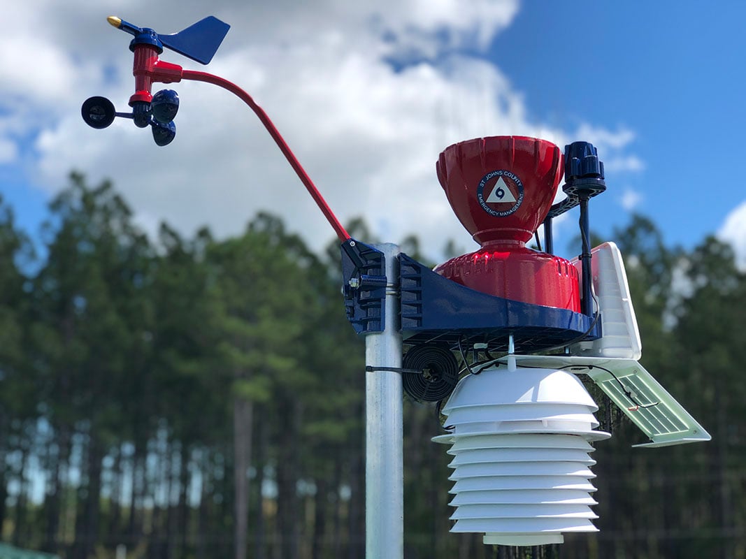 Weatherstem station at St. Johns County EOC