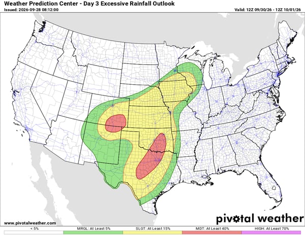 Wednesday WPC Flood Risk
