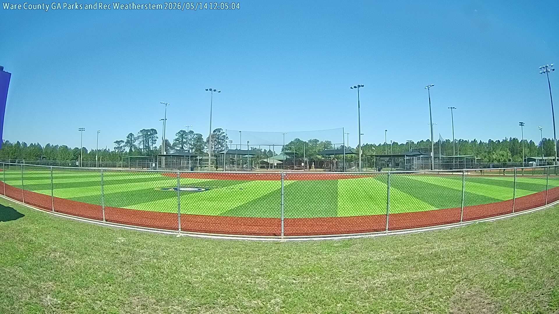 Live HD camera view from Weatherstem station at Ware County Parks and Recreation